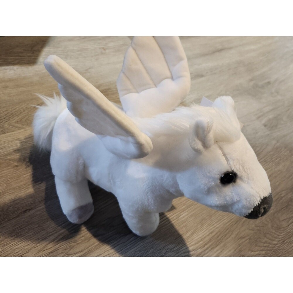 BMW Peggy the Pegasus Plush 10-inch Stuffed Animal White Horse NWT - Picture 3 of 3